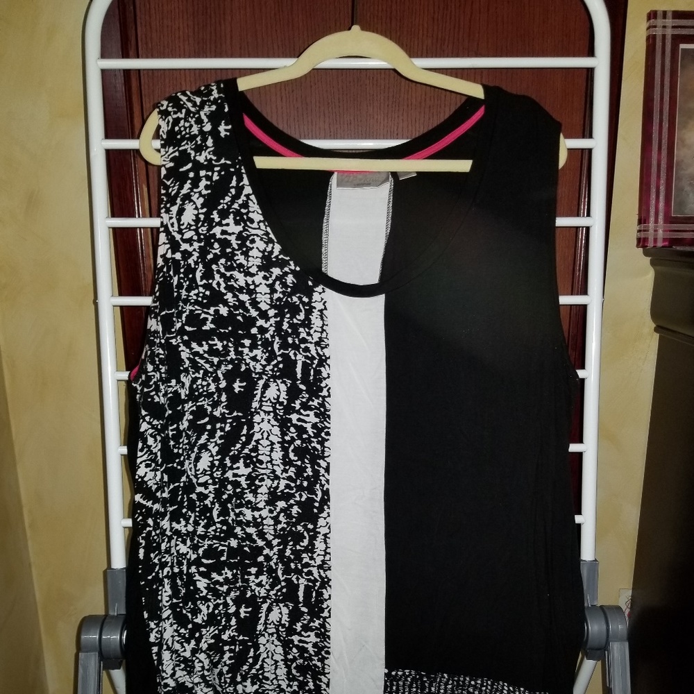 Subdude and and Classic Black and White Sleeveless